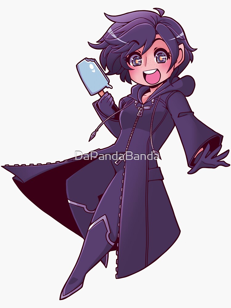 Imagen 3 de 3, Pegatina con la obra Lil Xion, diseñada y vendida por DaPandaBanda.
