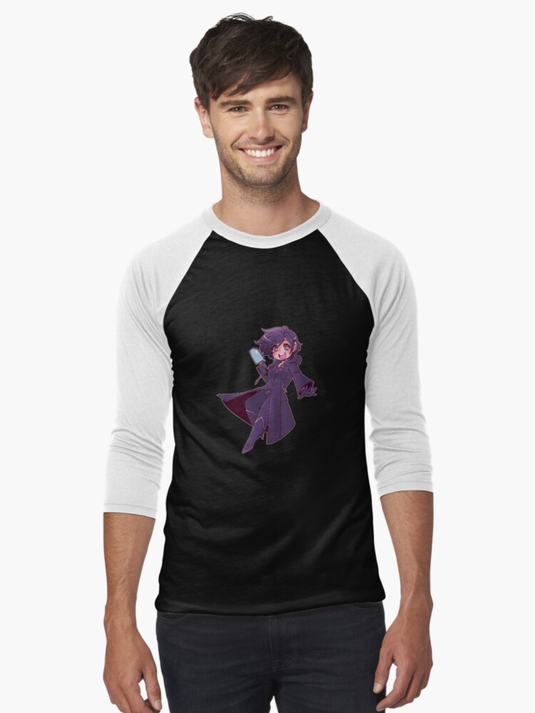 Imagen 1 de 3, Camiseta ¾ estilo béisbol con la obra Lil Xion, diseñada y vendida por DaPandaBanda.