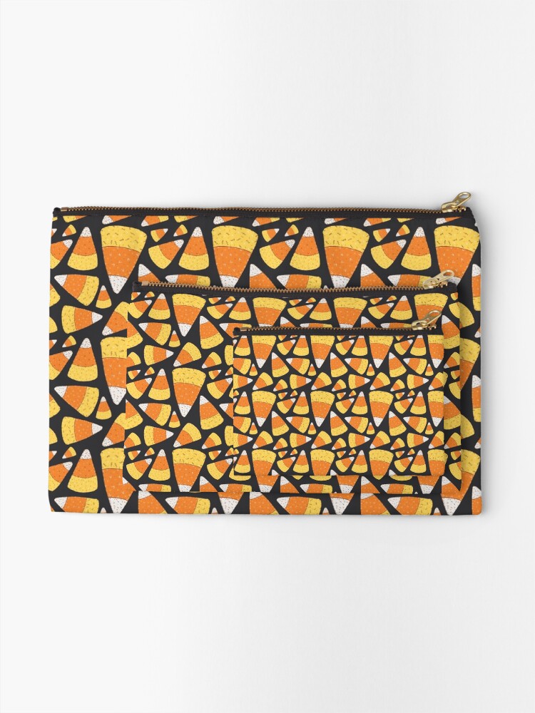 Alternate view of Candy Corn Zipper Pouch