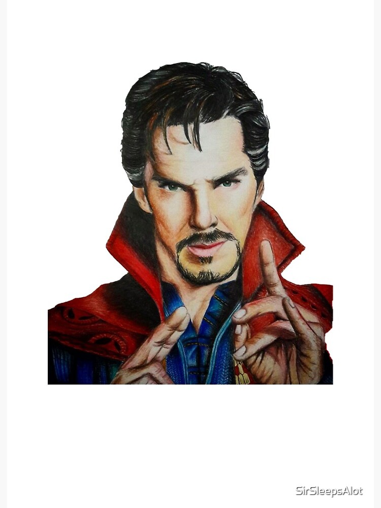 Benedict Cumberbatch's Drawing of Doctor Strange | The Cast of Infinity War  Drew Their Characters, and, Um, You Won't Be Able to Unsee This | POPSUGAR  Entertainment UK Photo 5