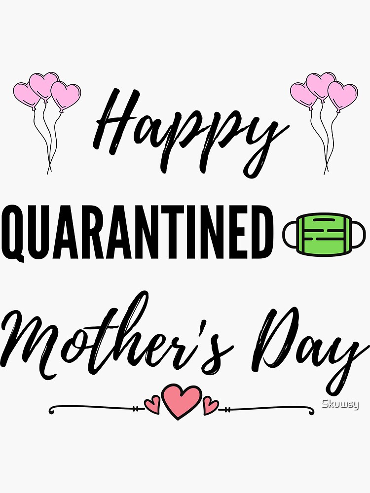 "Happy Quarantined Mother's Day Toilet Paper Gift card , Funny Novelty