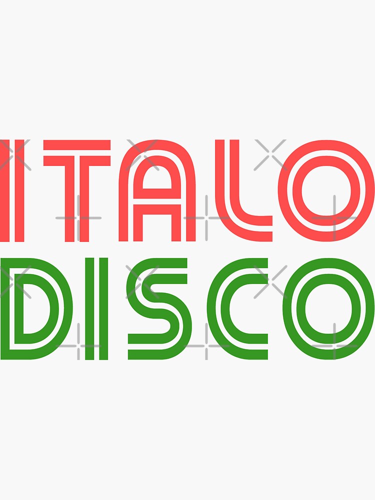 Italo disco - Italo Disco - Sticker