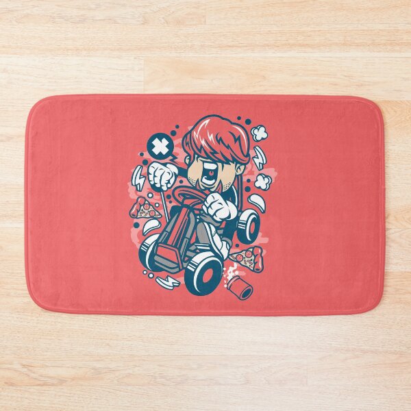 Item preview, Go kart Racer Cartoon Character - lovers of Gokarts, feel the speed for speed! designed and sold by Nickelparis.