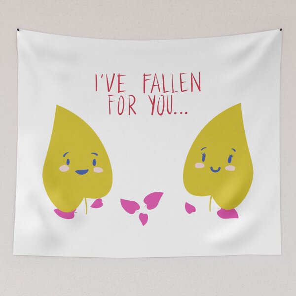 Item preview, Love pun I've fallen for you autumn fall leaves designed and sold by javes93.