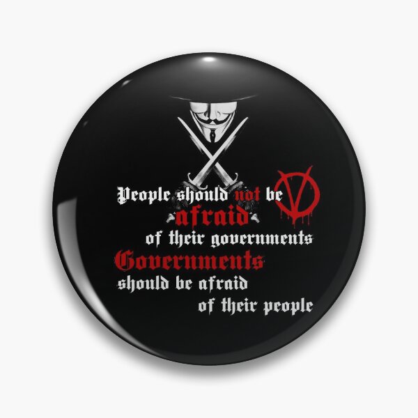 Item preview, V for Vendetta GUY FAWKES QUOTE designed and sold by Efemera.