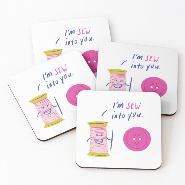 Item preview, Love pun I'm so into you sewing designed and sold by javes93.