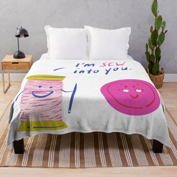 Item preview, Love pun I'm so into you sewing designed and sold by javes93.