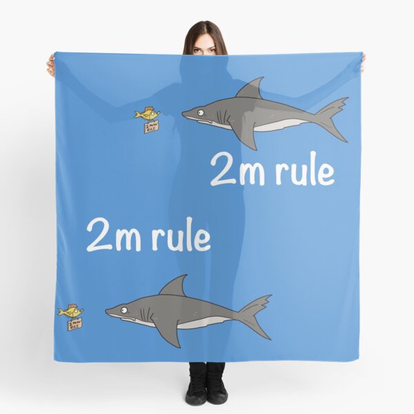 Social-distancing fish bandana Scarf
