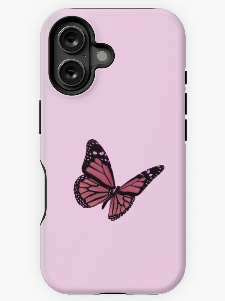 Thumbnail 1 of 4, iPhone Case, Pink Monarch Butterfly designed and sold by paytonstach.