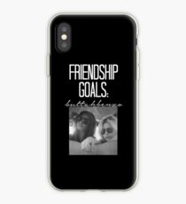 Friendship Goals; ButtahBenzo-- White iPhone Case