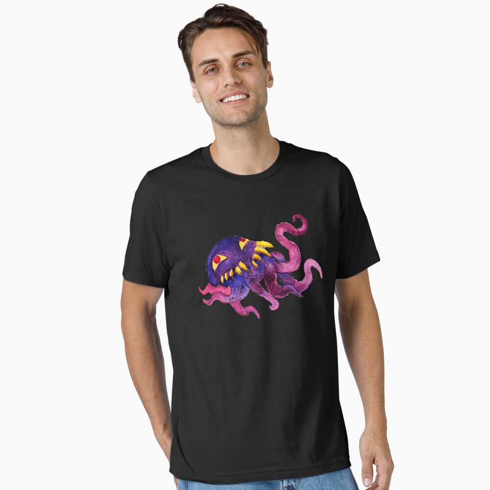 Vista previa del artículo con la obra «Camiseta esencial», diseñado y vendido por ravlor.