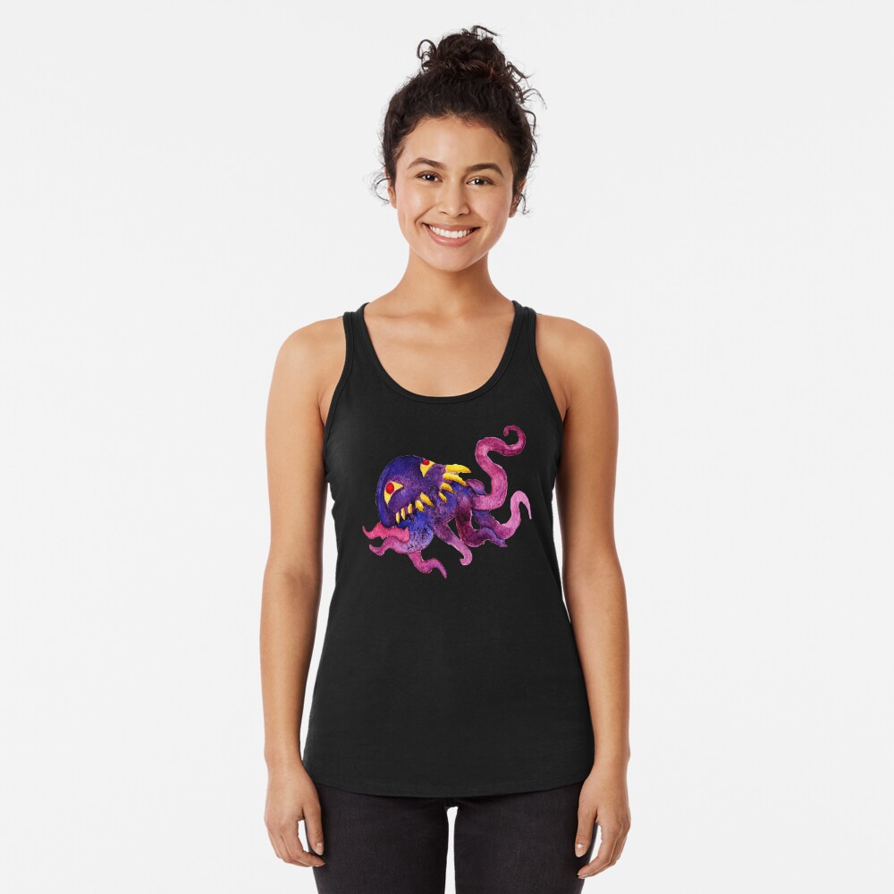 Vista previa del artículo con la obra «Camiseta con espalda nadadora», diseñado y vendido por ravlor.