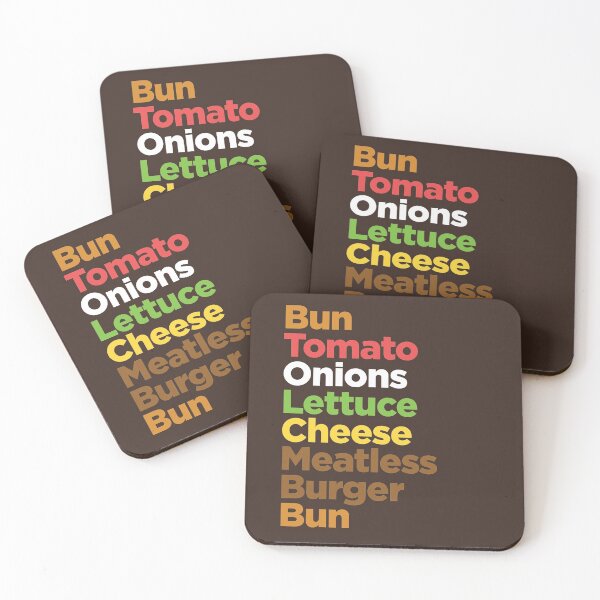 Item preview, Meatless Burgers Vegan Vegetarian designed and sold by yelly123.