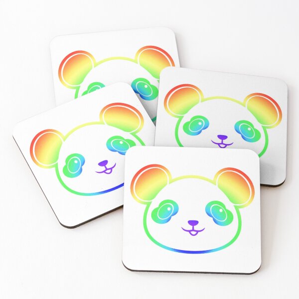 Item preview, Cute Panda Bear In The Colors Of The Rainbow designed and sold by Almdrs.