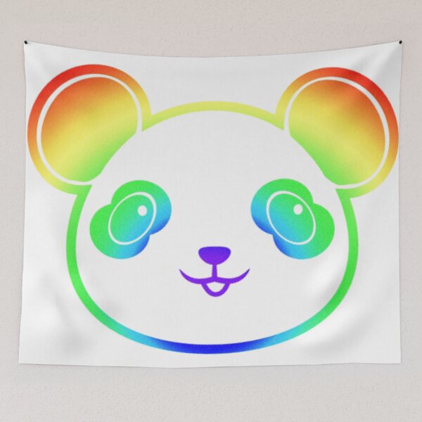 Item preview, Cute Panda Bear In The Colors Of The Rainbow designed and sold by Almdrs.