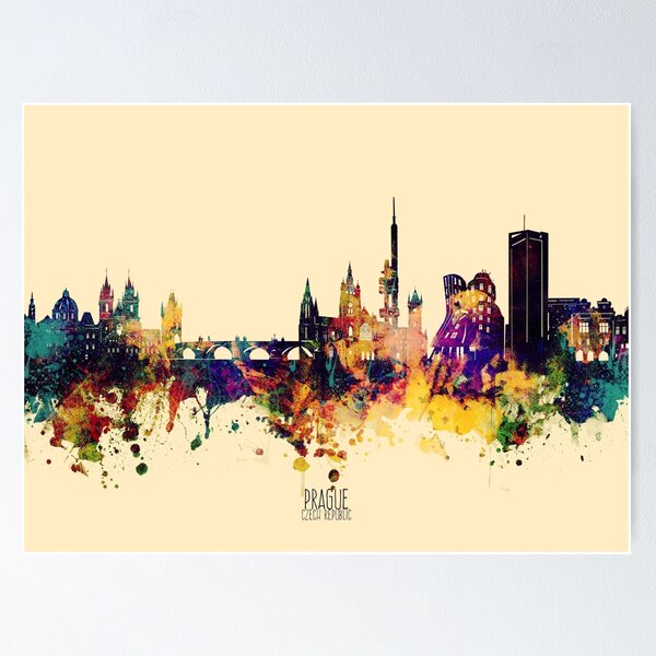 Item preview, prague skyline designed and sold by BekimART2.