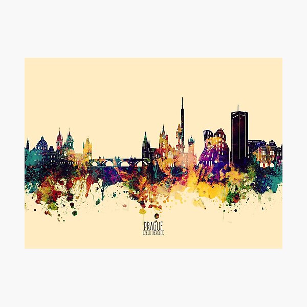 Item preview, prague skyline designed and sold by BekimART2.
