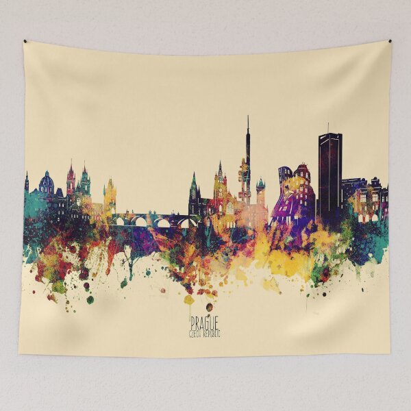 Item preview, prague skyline designed and sold by BekimART2.