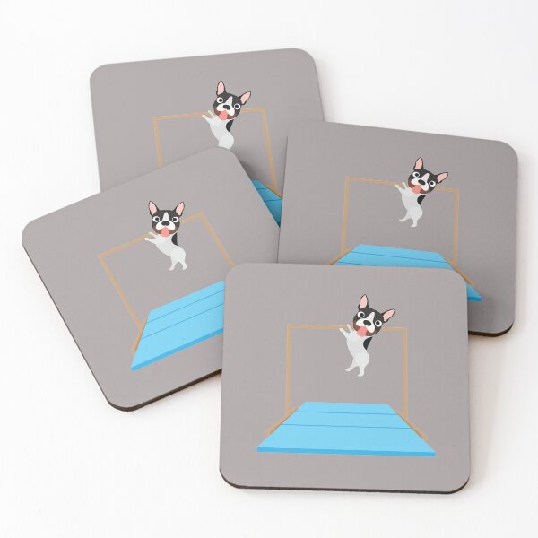 Item preview, Gymnastics Puppy on Bars designed and sold by aprincessinsp.
