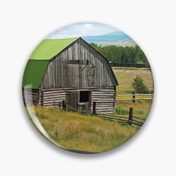 Item preview, old barn with a new roof designed and sold by Lynne Prestebak.