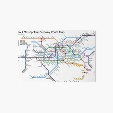 Vista previa del artículo con la obra «Metro de Seúl», diseñado y vendido por mp7701.