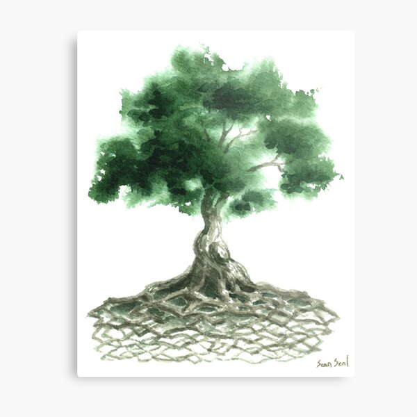 Celtic Tree Of Life Metal Print