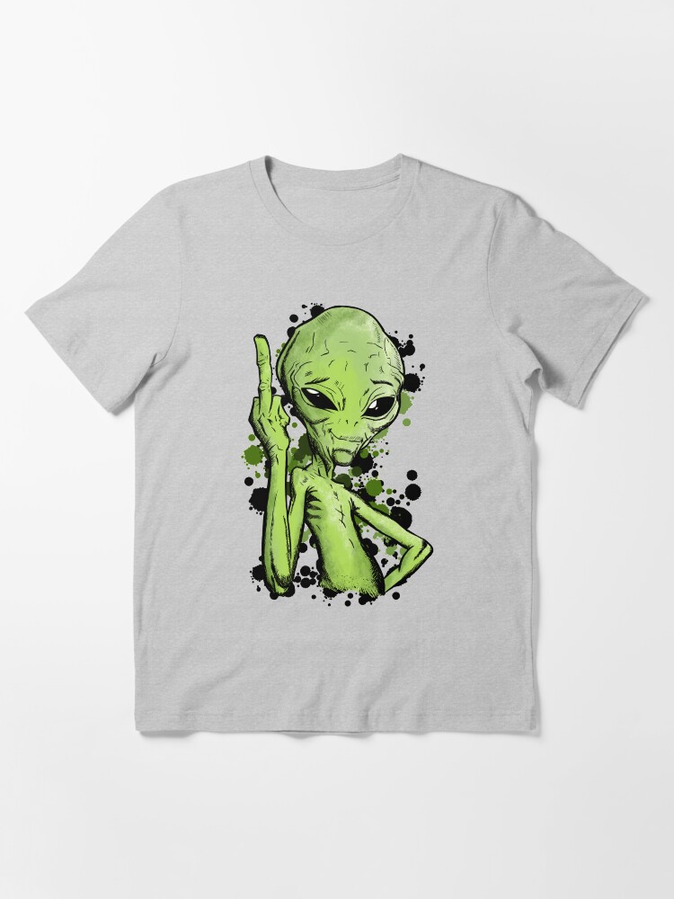 Alien middle finger shirt Clearance