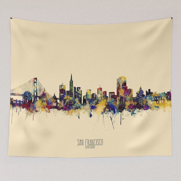 Item preview, san francisco skyline designed and sold by BekimART2.