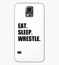 Eat Sleep Wrestle - Wrestling Design Case/Skin for Samsung Galaxy
