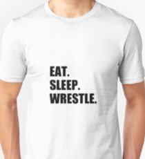 Eat Sleep Wrestle - Wrestling Design Unisex T-Shirt