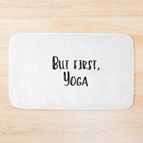 Item preview, But First, Yoga designed and sold by CatMonkStudios.