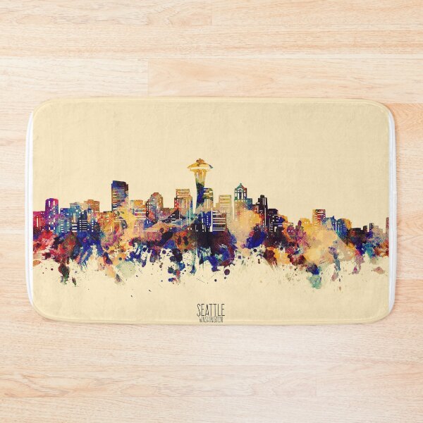 Item preview, seattle skyline designed and sold by BekimART2.