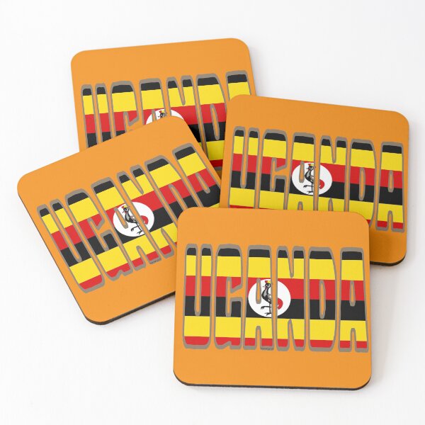 Item preview, Uganda Font with Ugandan Flag designed and sold by Havocgirl.