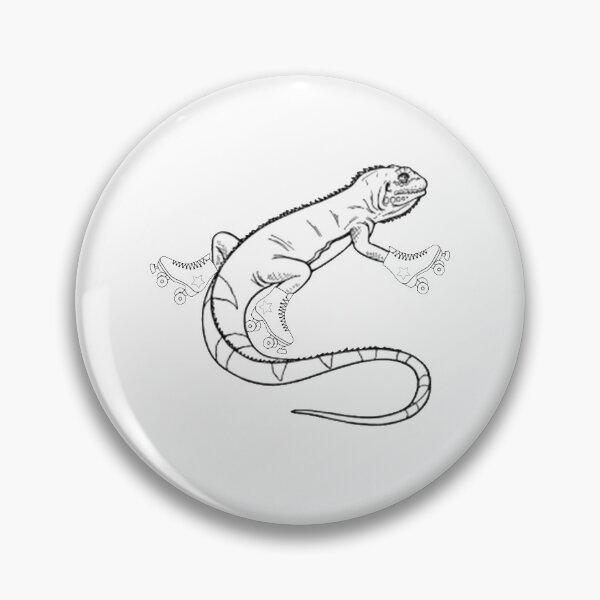 Item preview, Lizard on Rollerskates designed and sold by caitlinhude.