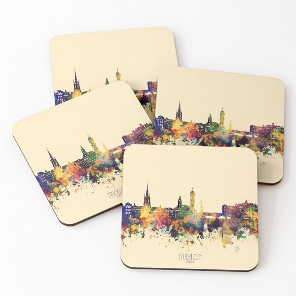 Item preview, stockholm skyline designed and sold by BekimART2.