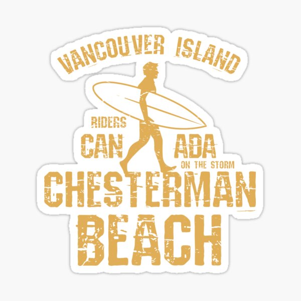 Chesterman Beach, Vancouver Island Sticker