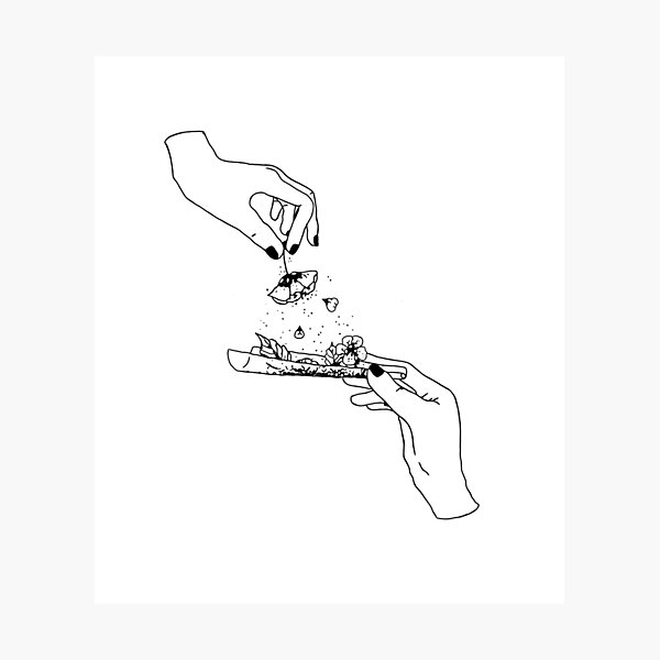 Item preview, Flower joint lineart designed and sold by thestardustshop.