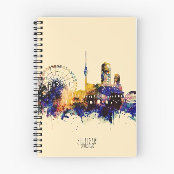 Item preview, stuttgart skyline designed and sold by BekimART2.
