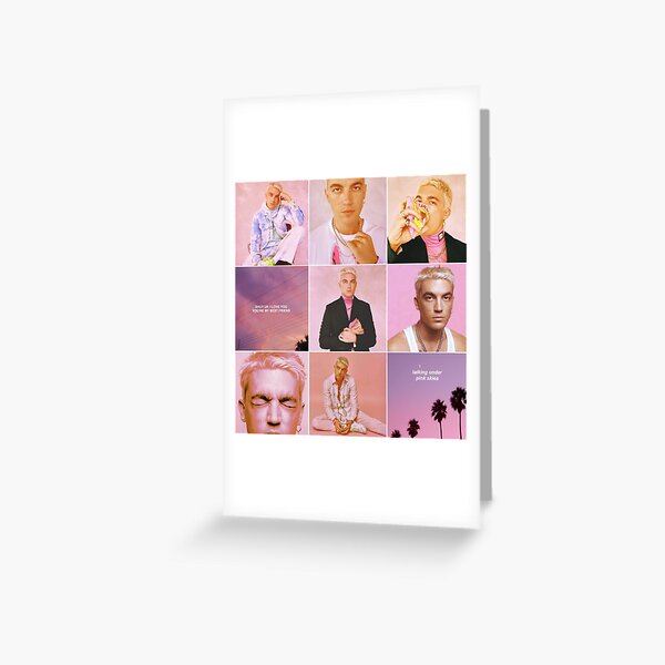 LANY Paul Klein Wonderland Pink Greeting Card