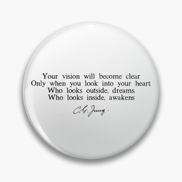 Item preview, Carl Gustav Jung Quote designed and sold by Modestquotes.