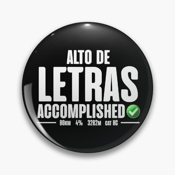 Item preview, Alto De Letras Accomplished Cycling Tour Colombia designed and sold by JackCurtis1991.