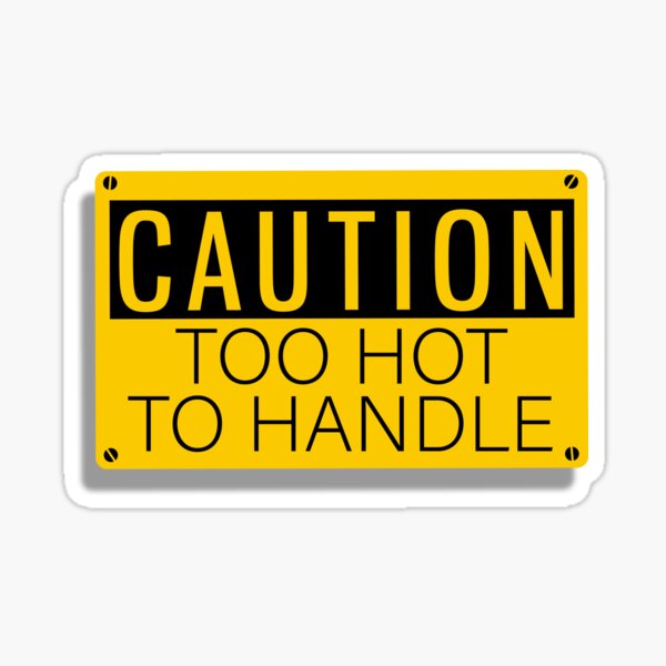 Too Hot To Handle Stickers Redbubble