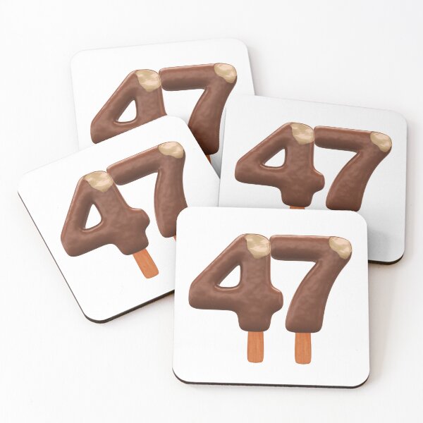 Item preview, 47 Ice Cream Fourty Seven Number 3d Chocolate designed and sold by HelloFromAja.