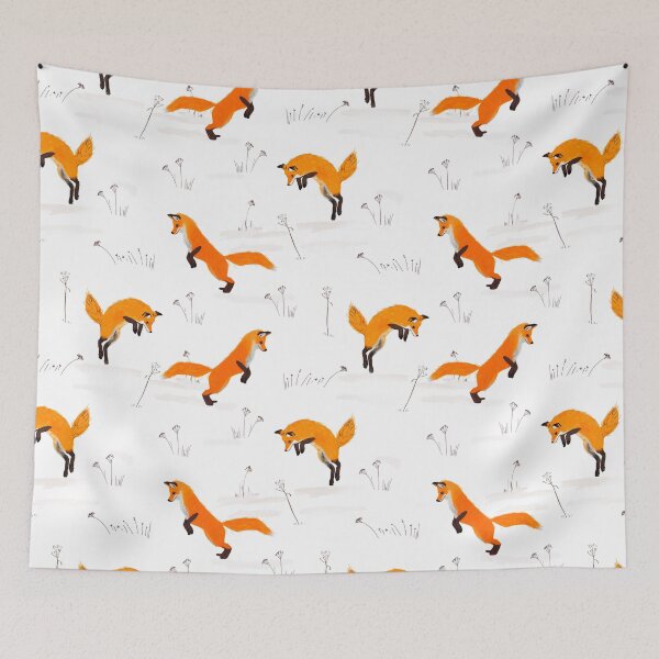 Item preview, Hunting foxes designed and sold by Petit Faon Prints.