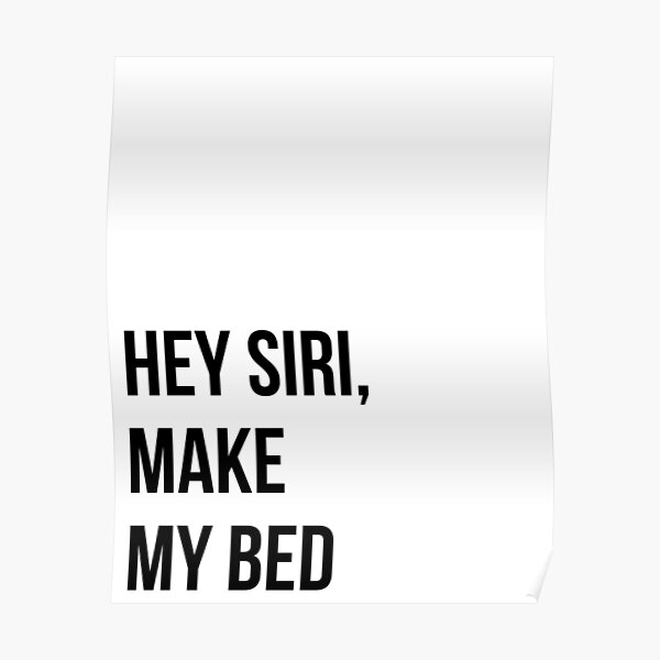 Hola señor, haz mi cama Póster