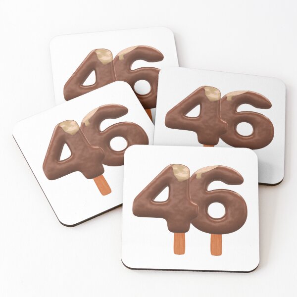 Item preview, 46 Ice Cream Fourty Six Number 3d Chocolate designed and sold by HelloFromAja.