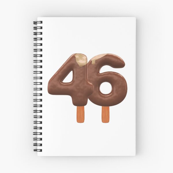Item preview, 46 Ice Cream Fourty Six Number 3d Chocolate designed and sold by HelloFromAja.