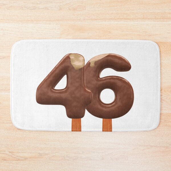 Item preview, 46 Ice Cream Fourty Six Number 3d Chocolate designed and sold by HelloFromAja.