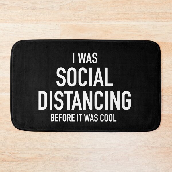 Item preview, I Was Social Distancing before it was cool funny T-Shirt designed and sold by SLV7R.