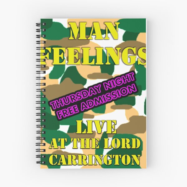 Item preview, Man Feelings T-Shirt (Peep Show) designed and sold by scarpergirl.